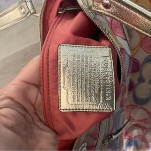 Coach multi color purse